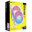Corsair iCUE LINK RX140 RGB Series, PWM L&uuml;fter 2er Pack - 140mm, wei&szlig; image number null