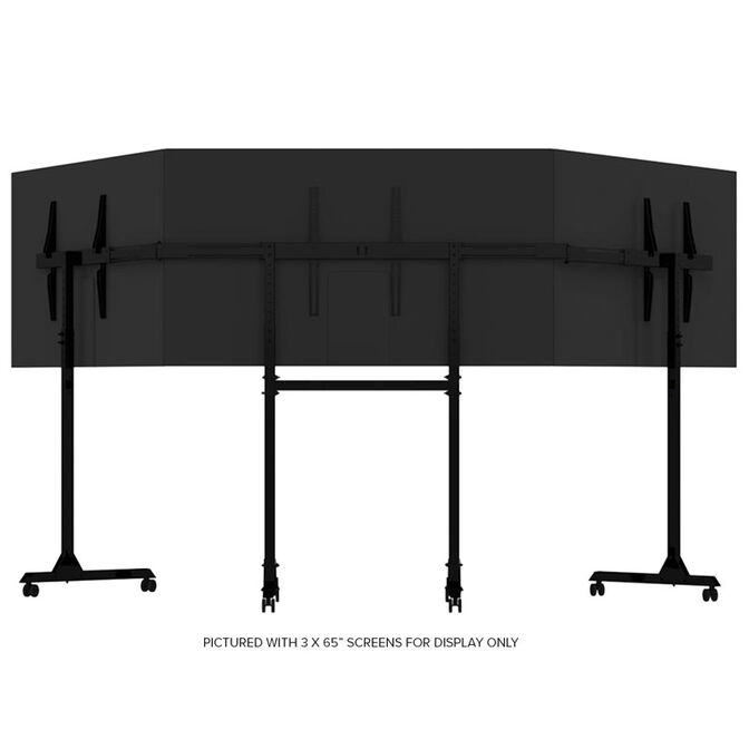 Next Level Racing Free Standing Triple Monitor Stand image number 3