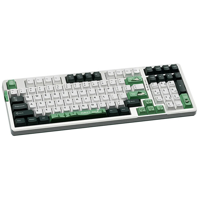 VGN V98Pro V2 Gaming Tastatur, Blueberry Ice Cream - Forest (US) image number 1