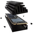 Crucial T700 NVMe SSD, PCIe 5.0 M.2 Type 2280 - 1 TB with heatsink image number null