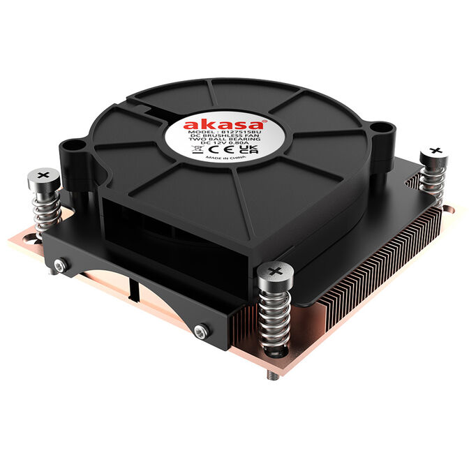 Akasa AK-CC7401BT01 1U Low Profile CPU-K&uuml;hler - Sockel LGA 1700 image number 0