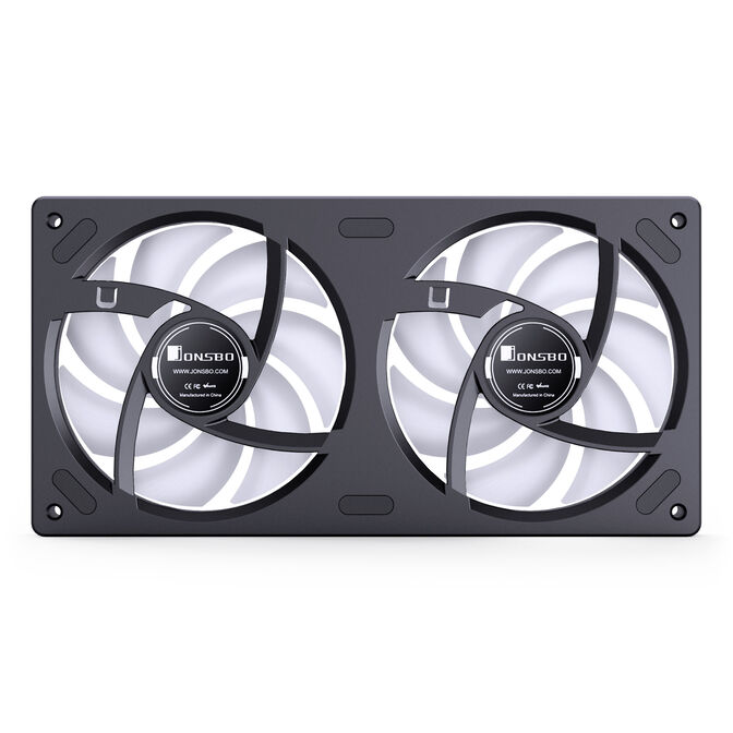 Jonsbo ZB-240 Fan, Reverse Blade, PWM, ARGB - 240mm, black image number 8