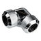 Alphacool Eiszapfen 13mm Hardtube Anschraubt&uuml;lle 90 Grad L-Verbinder Acryl- Messingrohre - chrome