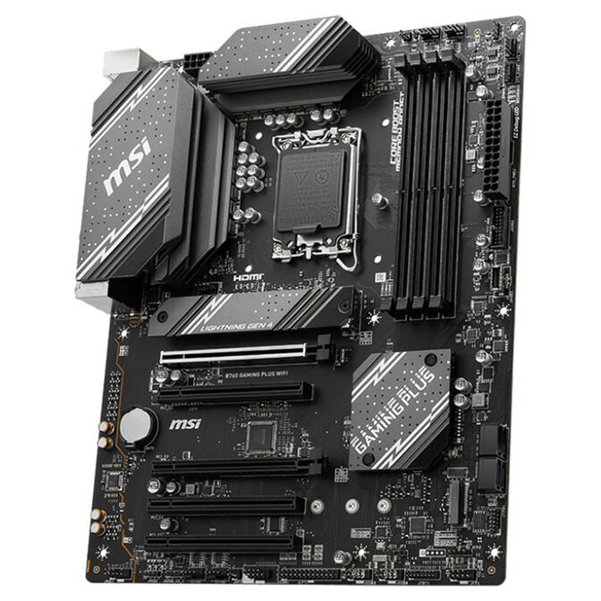 MSI B760 Gaming Plus WiFi motherboard, LGA 1700 socket, Intel B760, ATX, DDR5 image number 4