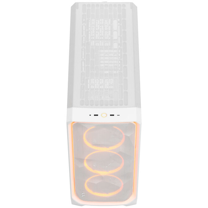 Fractal Design Meshify 3 XL Ambience Pro RGB PC Geh&auml;use - Big-Tower, E-ATX, Tempered Glass - wei&szlig; image number 2
