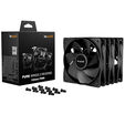 be quiet! Pure Wings 3 L&uuml;fter, PWM, Reverse - 120mm, schwarz, 3er-Pack image number null