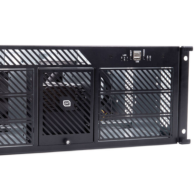 Alphacool Front I/O-Panel mit USB 2.0 und Kabelsatz f&uuml;r Servergeh&auml;use image number 3