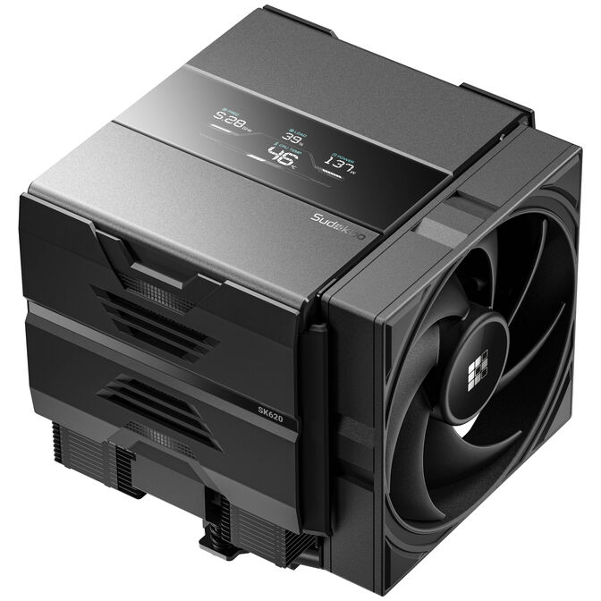 Sudokoo SK620V CPU-K&uuml;hler, Dual Tower - 2x 120mm, schwarz image number 0