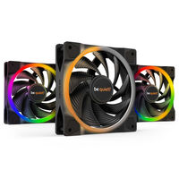 be quiet! Light Wings ARGB PWM Fans Triple Pack - 120mm, black, High Speed