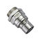 Koolance QD3 Quick Disconnect with Bulkhead straight male G1/4 inch female thread - no-spill, silver