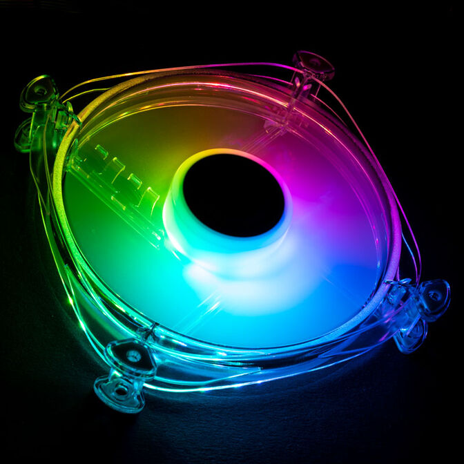 Lamptron Icecloud+ ARGB 120 PWM Fan - transparent image number 0