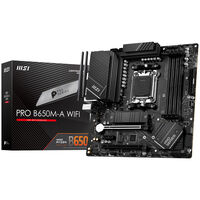 MSI Pro B650M-A WiFi, Socket AM5, AMD B650M, Micro-ATX - DDR5