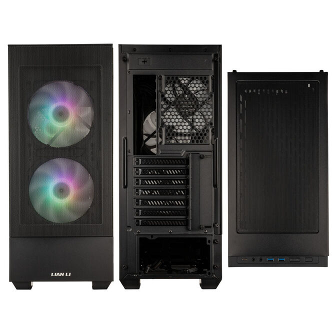 Lian Li LANCOOL 205 Mesh C PC Case, Mid Tower - Black image number 3