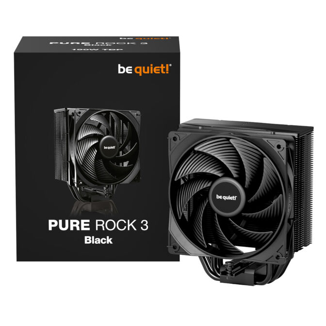 be quiet! Pure Rock 3 CPU-K&uuml;hler - 120mm, schwarz image number 4