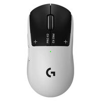 Logitech G Pro X2 Superstrike Lightspeed kabellose Gaming-Maus - schwarz/wei&szlig;