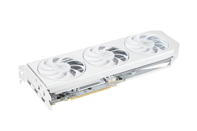 PowerColor Hellhound Spectral White Radeon RX 9060 XT OC Grafikkarte, 16384 MB GDDR6 image number 4