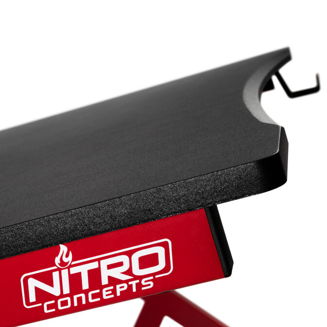 Nitro Concepts D12 Gaming Desk - schwarz/rot image number 6