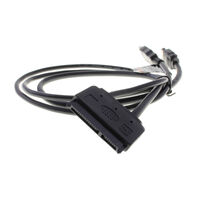 Akasa Flexstor eSATA-Kabel f&uuml;r 2,5-Zoll-SATA-HDD und -SSD