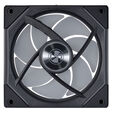 Lian Lian Li "4er Pack" - 3x UNI FAN SL-INF 120 ARGB Reverse Blade PWM L&uuml;fter & 1x Standard Blade, 120mm - schwarz (Ohne Controller) image number null