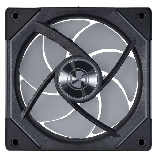 Lian Lian Li "4er Pack" - 3x UNI FAN SL-INF 120 ARGB Reverse Blade PWM L&uuml;fter & 1x Standard Blade, 120mm - schwarz (Ohne Controller) image number 5