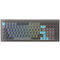 Ducky Cushion 98 Gaming Keyboard, 96%, US Layout, Shush Green Switches - Nickel