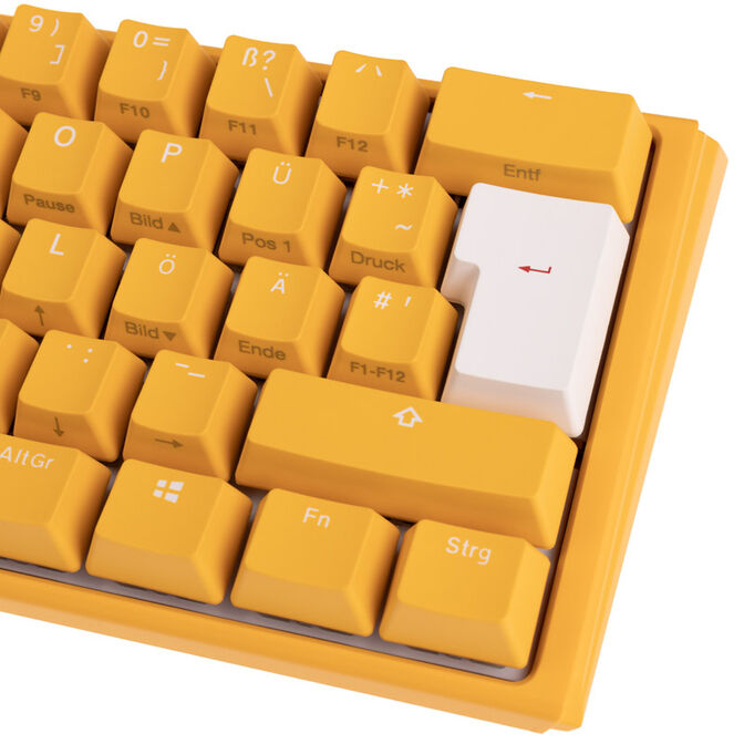 Ducky One 3 Yellow Mini Gaming Keyboard, RGB LED - MX-Black image number 6