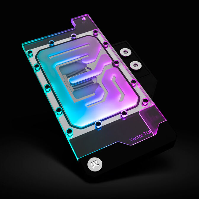 EK Water Blocks EK-Quantum Vector TUF RTX 3070 D-RGB - Nickel + Acryl image number 2