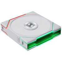 Lian Li UNI FAN TL FLEX Wireless L&uuml;fter, ARGB - Reverse Blade 120mm, wei&szlig;