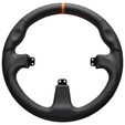 Asetek SimSports GT Rim - Round, Leder image number null