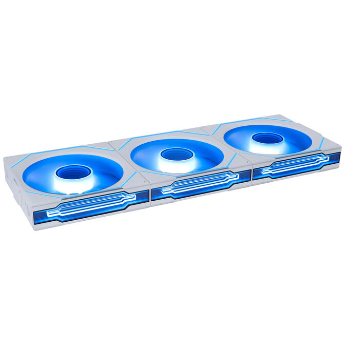 Lian Li UNI FAN SL-INF Wireless Fan, ARGB, PWM - 3-Pack, with Controller, Reverse Blade, 120mm, white image number 1