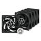Arctic P8 PWM PST Fan - 80mm, Pack of 5
