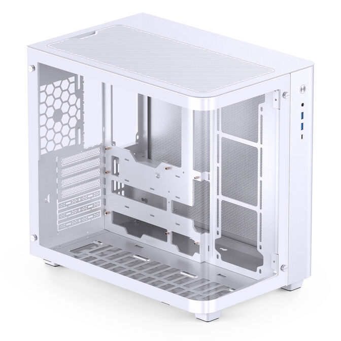 Jonsbo TK-3 Geh&auml;use, Midi-Tower, ATX, Tempered Glass - wei&szlig; image number 3