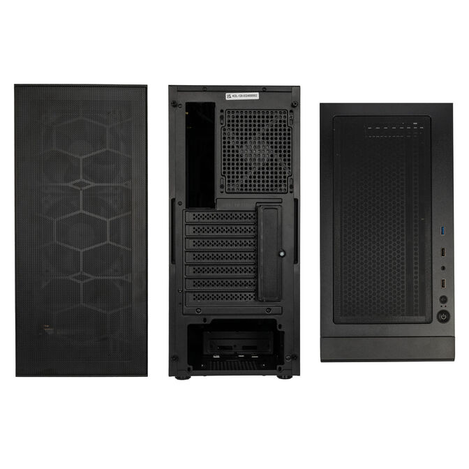 Kolink Observatory HF Mesh PWM Midi-Tower - schwarz image number 3