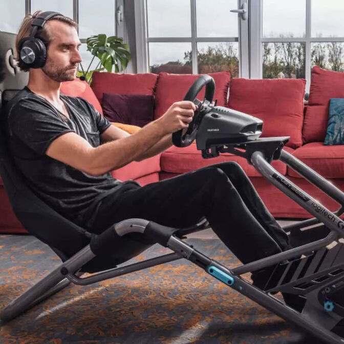 Playseat Trophy Racing Cockpit, Logitech G Edition - schwarz image number 3