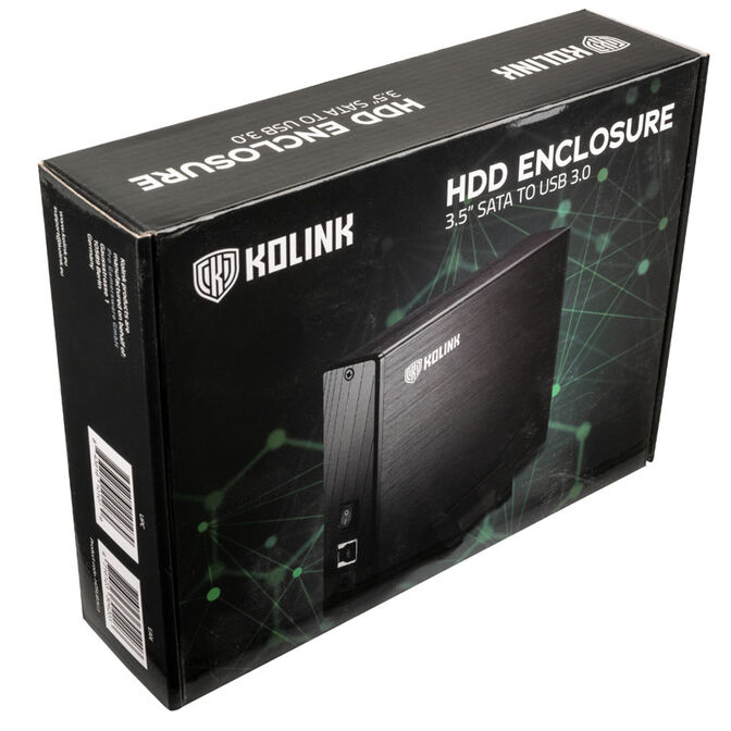 Kolink 3.5 inch USB 3.0 external enclosure - black image number 8
