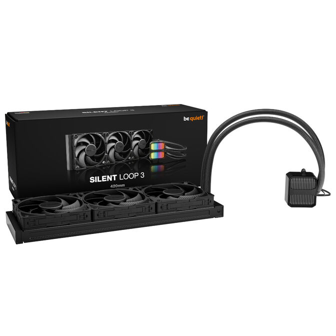 be quiet! Silent Loop 3 AiO Wasserk&uuml;hlung, ARGB - 420mm, schwarz image number 4