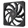 SilverStone SST-AS140B  Air Slimmer 140 PWM L&uuml;fter - schwarz image number null