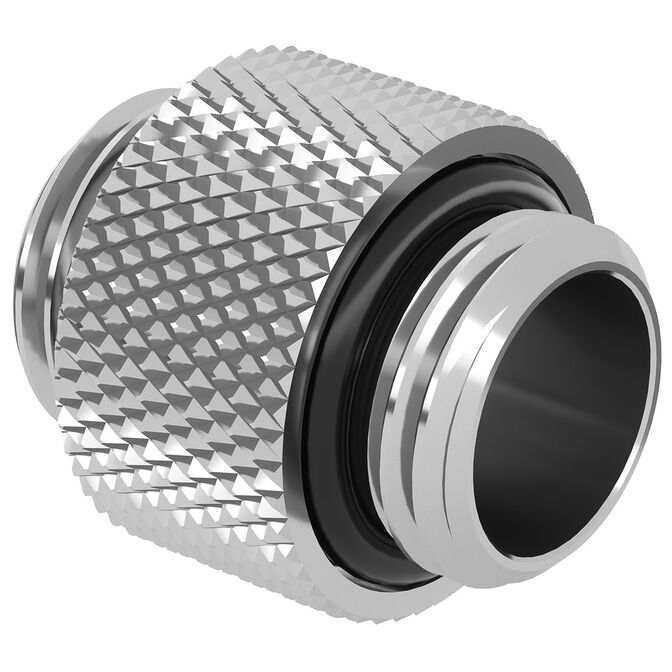 Barrow Adapter straight G1/4 inch male to G1/4 inch male - 10mm, white-silver image number 0