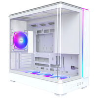 Montech KING 15 PRO PC-Geh&auml;use, Mini-Geh&auml;use, mATX, Tempered Glass, RGB - wei&szlig;
