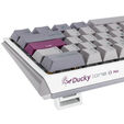 Ducky One 3 Mist Grey Mini Gaming Keyboard, RGB LED - MX-Brown (US) image number null