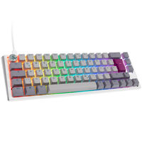 Ducky One 3 Mist Grey SF Gaming Keyboard, RGB LED - MX-Brown