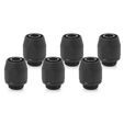 Alphacool TPV Metal 12,7/7,6mm Anschraubt&uuml;lle G1/4, 6-Pack - schwarz image number null
