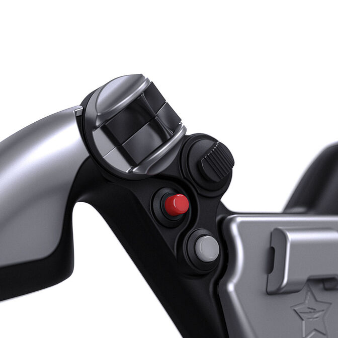 VIRPIL Controls P-JET Yoke Handle, 404mm Griffbreite, mit Notiz-Clip - silber image number 3