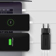 AXAGON ACU-DPQ65 Ladeger&auml;t, 2x USB-C, 1x USB-A, PD3.0/QC4+/PPS, 65W - schwarz image number null