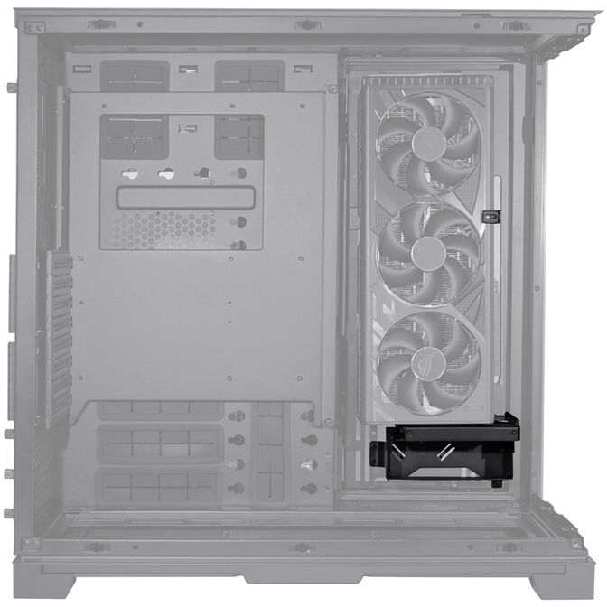 Lian Li O11DEXL-1W Upright GPU Bracket - white image number 1