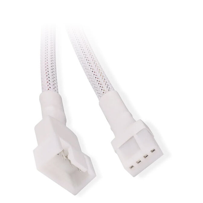 Alphacool L&uuml;fterkabel 4-Pin auf 4-Pin Verl&auml;ngerung 30cm - wei&szlig; image number 1