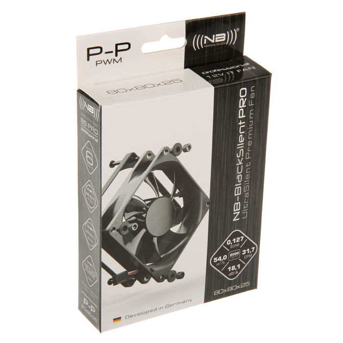Noiseblocker BlackSilent Pro Fan P-P - 80 mm image number 4