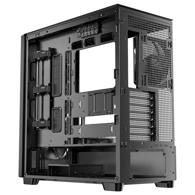Antec Flux PC Case, Mid Tower, E-ATX, Tempered Glass &ndash; Black image number 3