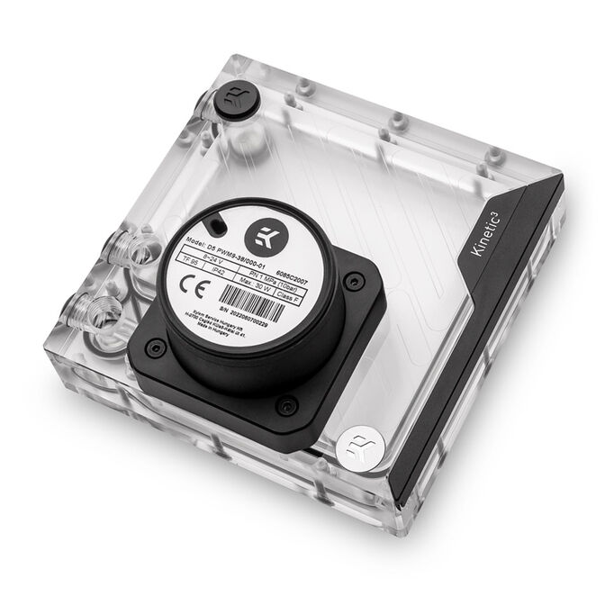 EK Water Blocks EK-Quantum Kinetic3 FLT D5 PWM Ausgleichsbeh&auml;lter-Pumpen-Kombination - 140mm, D-RGB, Acryl image number 1
