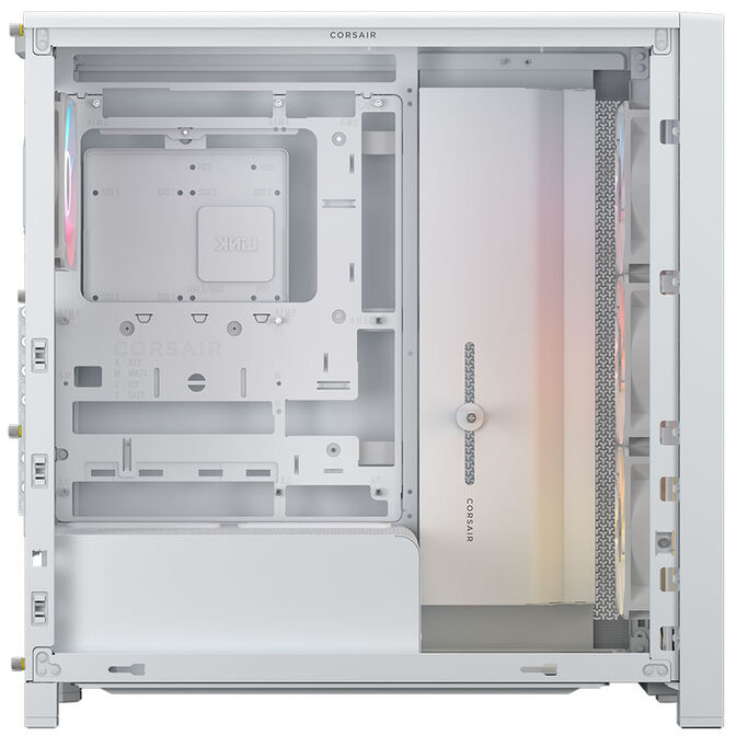 CORSAIR FRAME 4000D LCD RS PC-Geh&auml;use, Midi-Tower, ATX, ARGB, Tempered Glass - wei&szlig; image number 5